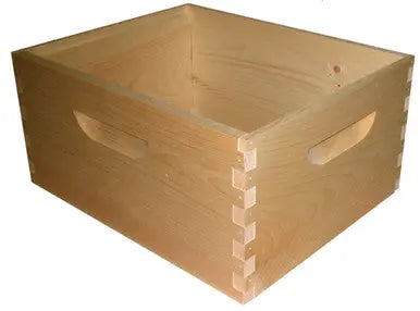 8 Frame WOOD Deep Hive Body (unassembled) [8-DEEP] Blue Sky Bee Supply