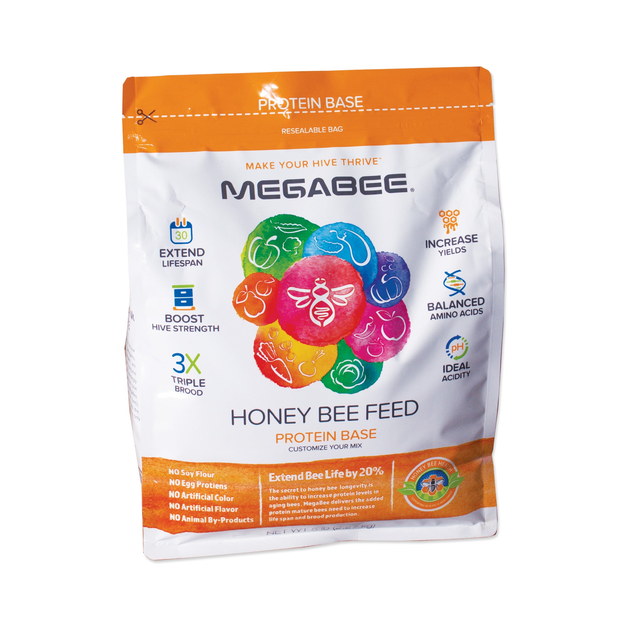 MegaBee Dry Pollen Supplement (5 lb. bag) [988]